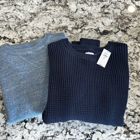 GAP Other - NWT/NEW Boys GAP Navy and Light Blue Sweater Set Lot of 2
